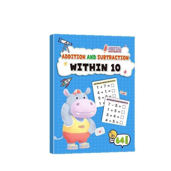 Børns matematikøvelsesbog addition subtraktion inden for 100 uddannelse within10
