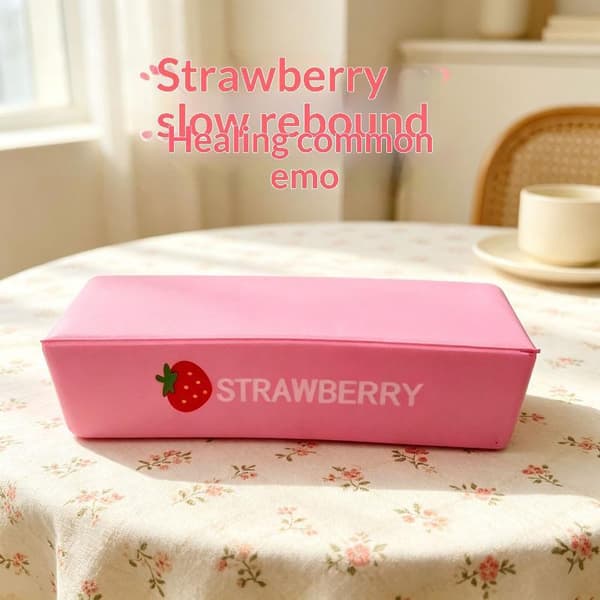 Smørpind Squishy Legetøj Langsomt Stigende Legetøj Smørbar Mursten Sans Pink