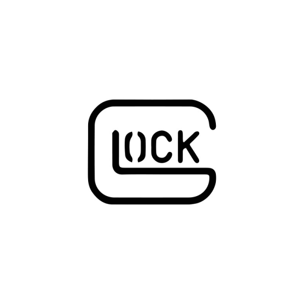Vandtæt Glock-bilklistermærke til lastbilkøretøjsmærkat Black 10x8.2cm