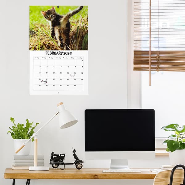 Katte Numser 2026 For Katteelskere Sjov Katte Kalender A4