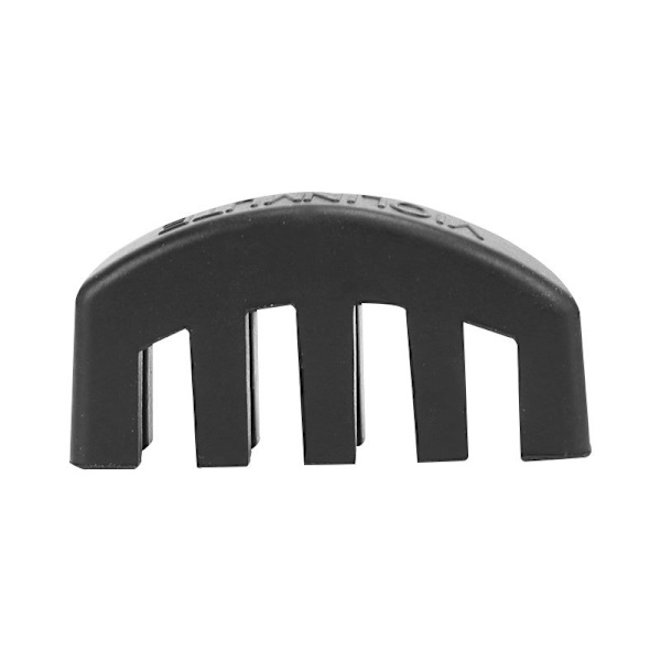 Gummi fiolindempende lyddemper for 4/4 3/4 1/2 fiolinøvelse Black