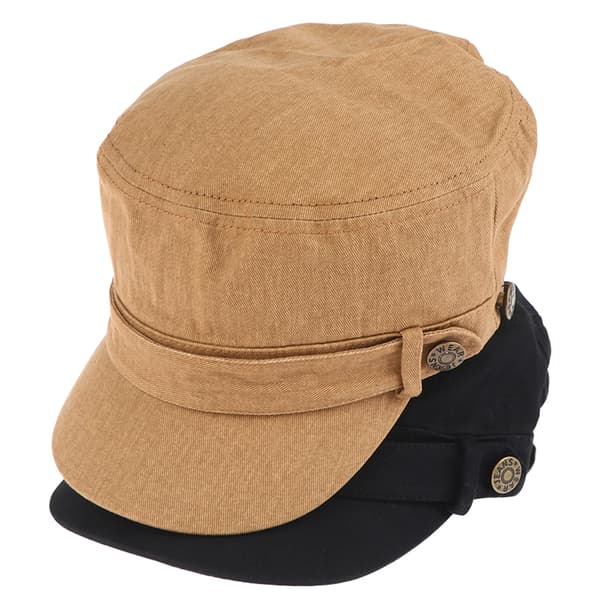 Flat Top Hatt Justerbar Utendørs Fiskeluer Kvinner Menn Solid Black