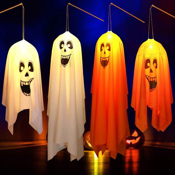 Halloween Party LED Glow Ghost Hjem Innendørs Utendørs Dekorasjon S 1