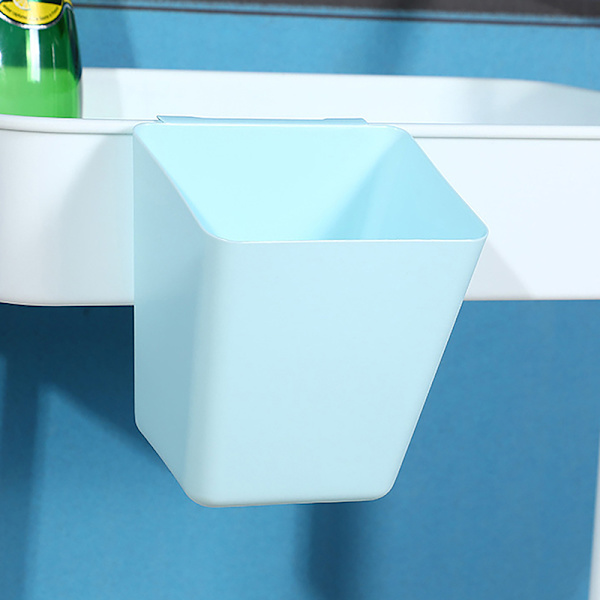 Hängande förvaringshinkar i plast för vagn Portable Bedside Ha Gray