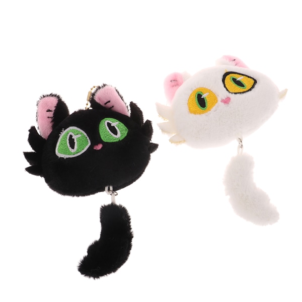 e Cat Pehmolelu Suzume no Tojimari Anime Doll Riipus avaimenperä Black