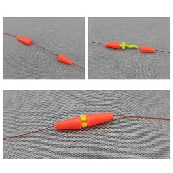 40 sæt havfiskeri mod vindstang Cara stang Bobber flydestop L