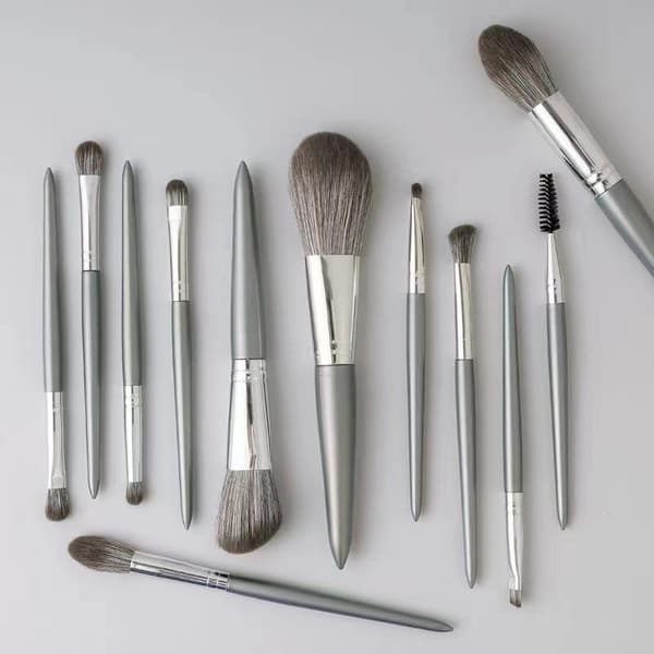 14-delars sminkborstset Mjuk fluffig ögonskuggsborste Concealer A3