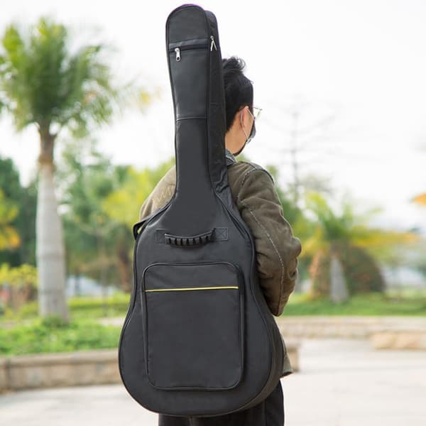 Vattentät Oxford Akustisk Gitarr Gig Bag Dubbel Axelrem C A1