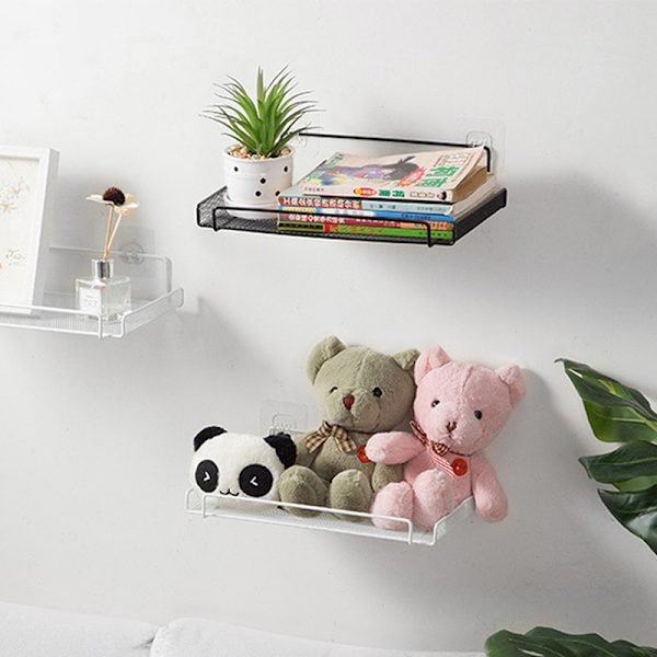 Vegg Wifi Ruter Hylle Stue TV Set-Top Box Holde White