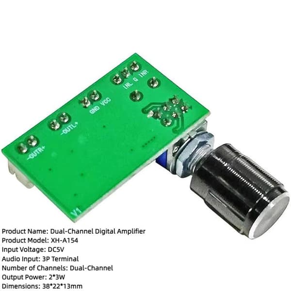 XH-A154 Strømforsyning Mikro Digital Forstærkerkort Modul PAM84
