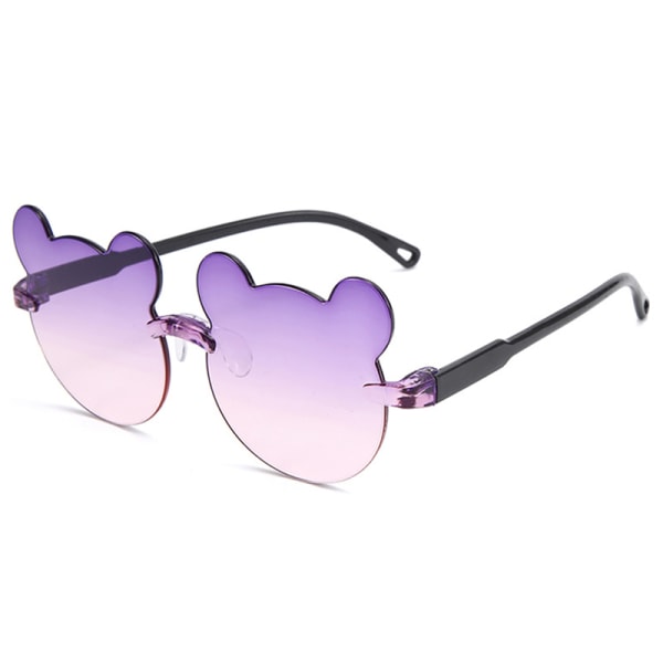 Barn bär glasögon Mode gradient glasögon UV-skydd A6