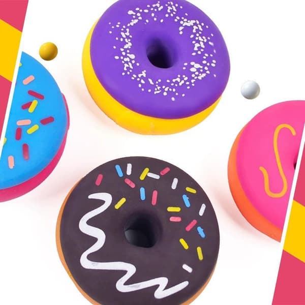 Bløde Donut-legetøj til børn, voksne, hjem, kontor, skole, rejser