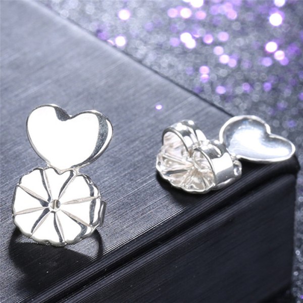 Magic Earrings Ryggar Örhängen Lifters Stöder stadigt Lyfts Passform Silver