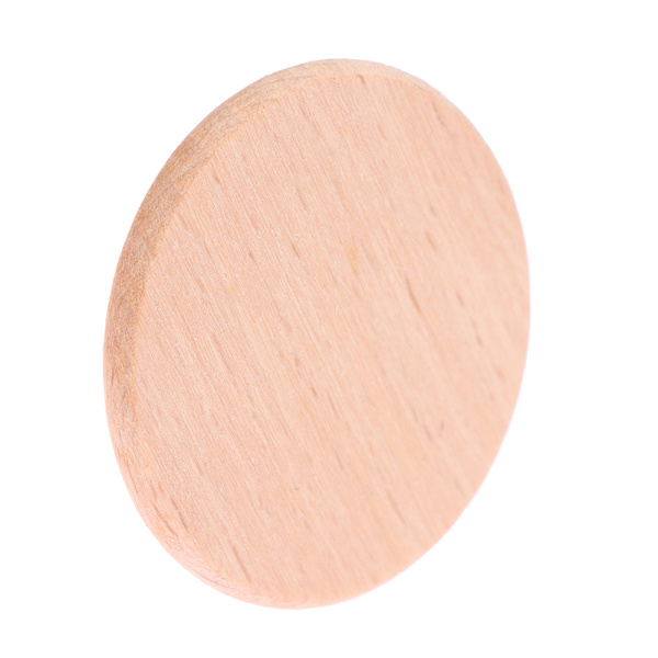 10 stk 3,8 cm runde skiver ubehandlet treskive trebiter håndverk 10pcs