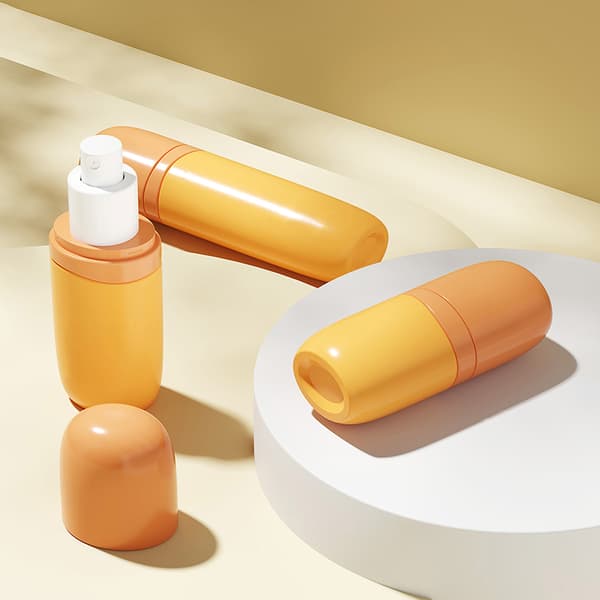 Reise bærbar mini påfyllbar lotionforstøverflaske duft Pu 30ml