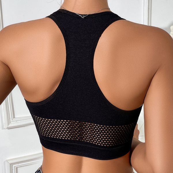 Dam Sexiga Linnen Fishnet Hollow Out Sport Off Shoulder Cro Black S