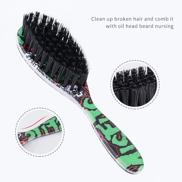 Frisör Mjukt hår Borste Barber Neck Duster Brutet hår Rem C