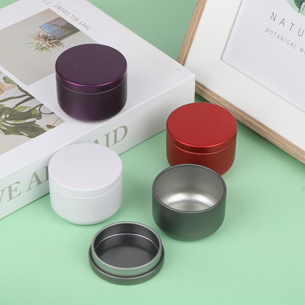 5,4 cm Mini Metallburkar Te Socker Tebehållare Förvaring A10