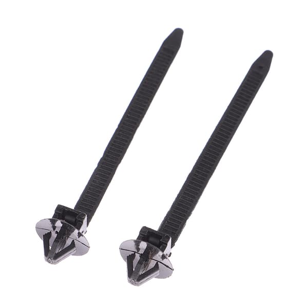10 st Bil Nylon Tie Wrap Kabel Fasta fästelement Clips Kabel Snabb