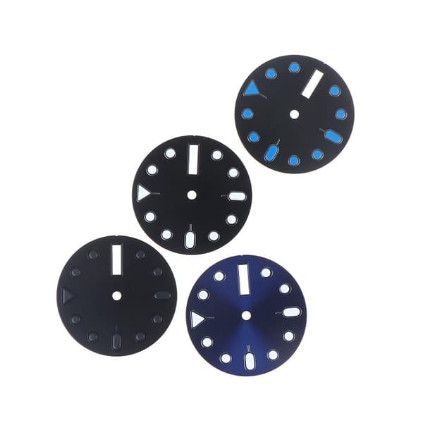 28,5 mm SKX007 urskive passer til NH36/4R36 urværk lysende mat/solstråle A1