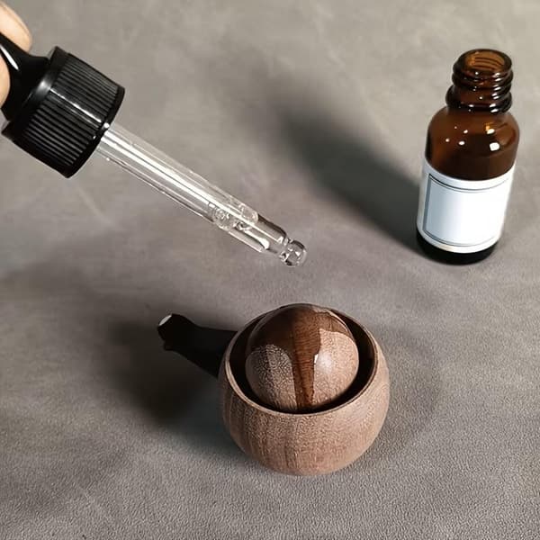 Mini Duftoljediffuser i Tre, Naturlig Duft Aromadiffuser A5