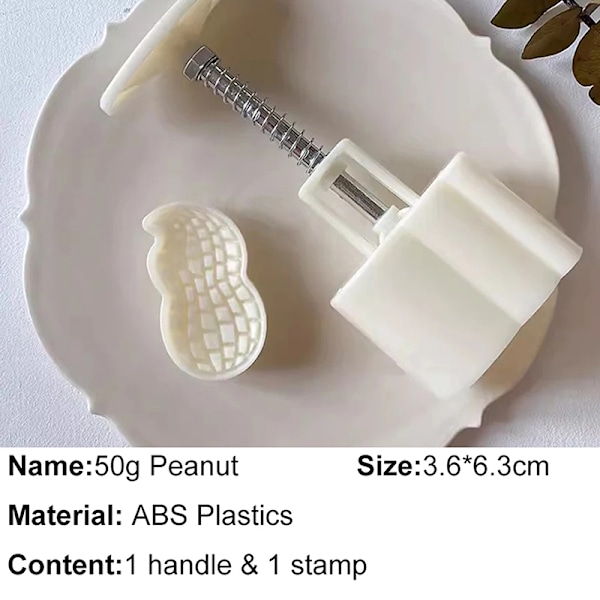 30g 50g 75g Mini Jordnötsformad Måntårta Form Kakform ter Ram B 50g
