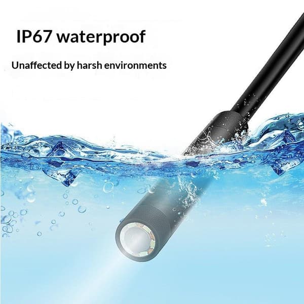 3-i-1 USB-endoskop för OTG Android-telefon 5,5 mm boroskopinspektion 500cm