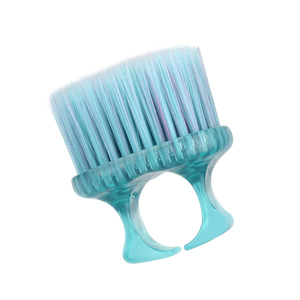 Frisør Fingerbørste Barberting Ren Hårbørste Halsbørste Blue
