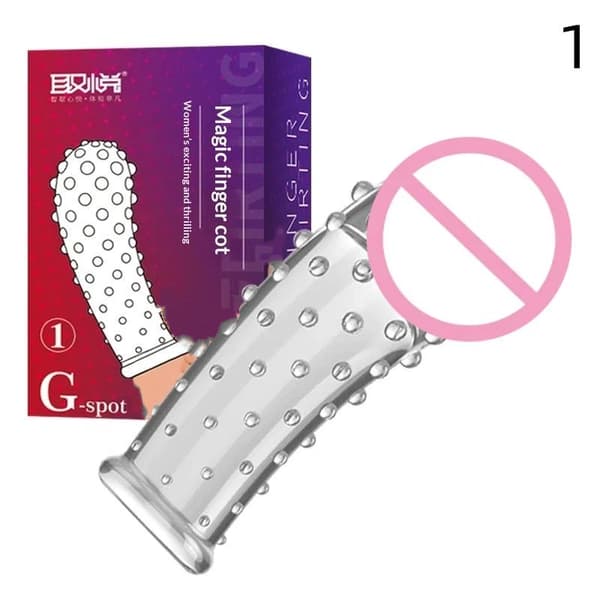 Fingerhylsa Banger Klitorisstimulator Massage Silikon G-punkt 2