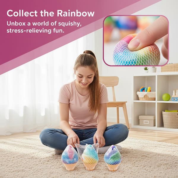 Isvafler Langsom Tilbageslag Dessert Sensorisk Fidget Legetøj Sommer 1pc random