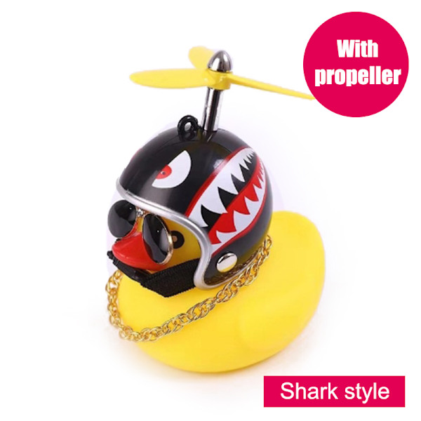Liten gul and bil ornamenter motorsykkel vindjakke and bil shark Vibration light+strap