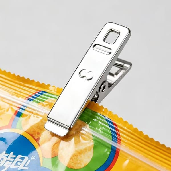 Vindtette klesklyper i rustfritt stål, multifunksjonelle klesklyper i metall 50Pcs