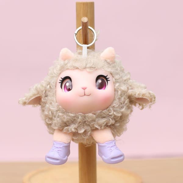 1 stk. e Får Plyslegetøj Lam Tøjdyr Dukke Blødt Fluffy Får A6