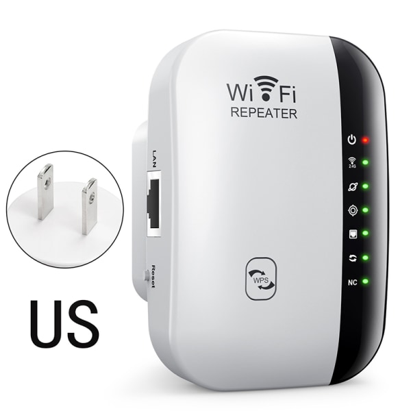 EU/UK/US 300 Mbps trådlös WIFI Repeater Fjärr Wifi Extender Wi US plug