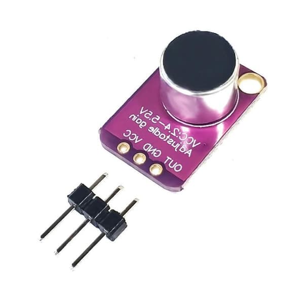 MAX4466 Mic AGC Forstærkerkort Lydsensormodul Automatisk Forstærkning C MAX9814