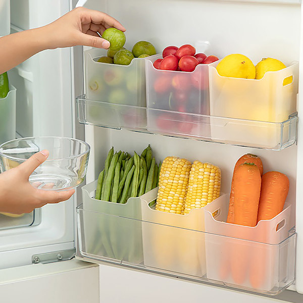 Kylförvaringslåda Kylskåp Färskorganiserare Kök 5Pcs