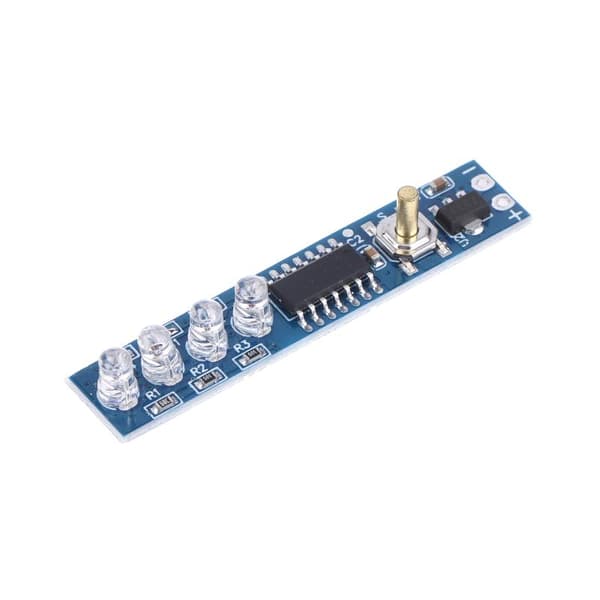 10 st 1-4S Enkel 3,7V 18650 Litiumbatterikapacitetsindikator A2