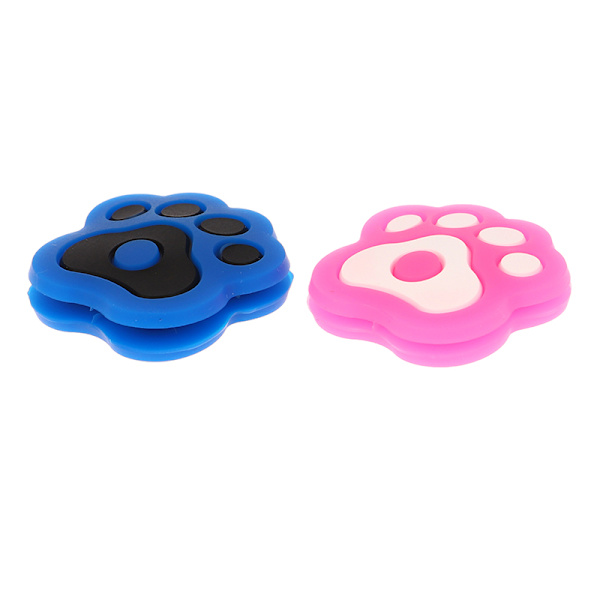 1 stk Cat Paw Shape Tennisracket Vibrasjonsdempere Silikon A Fluorescence green