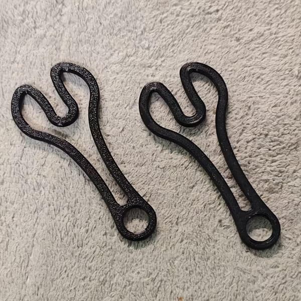 3 STK DIY Indkøbsvogn Poletter Nøglering Indkøbsvogn Polet C 3PCS