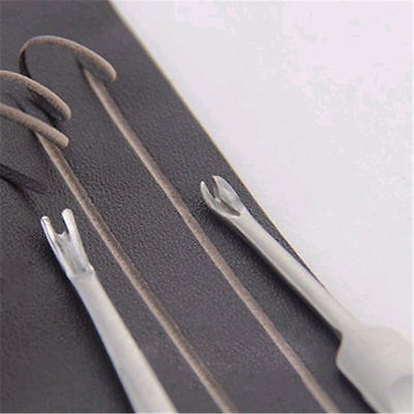 Läder Leathercraft Tool Kit Sömnad U+V-formad Groover