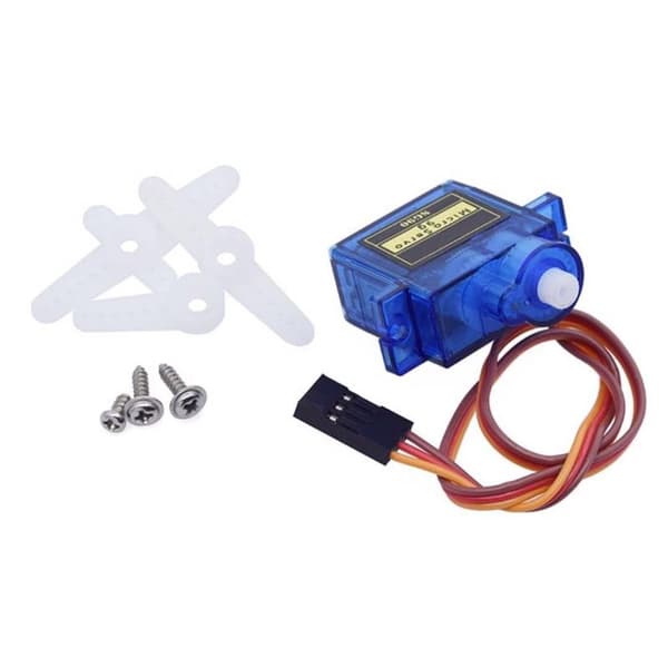 6 sett Sg90 mikro servomotor 1pc 180 Degree