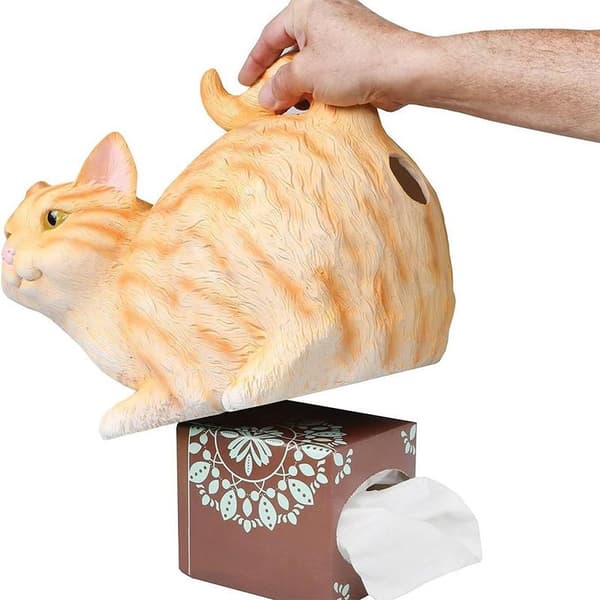 Dekorativ Katte-Servietholder StyleA