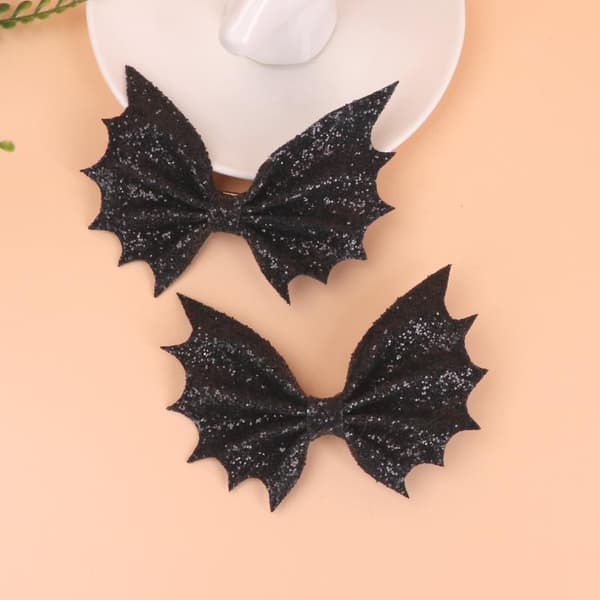 Halloween flagermusvinge sløjfe hårklemmer piger pandehårklemmer til fest C A1