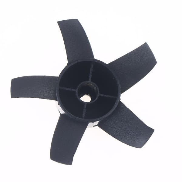 1 STK Kanalventilator 64mm 5-bladet Uden Motor Til RC EDF Jetfly Til Black