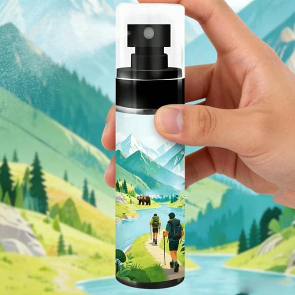100 ml vildtdyrsafvisende spray til vandreture og camping til beskyttelse A3