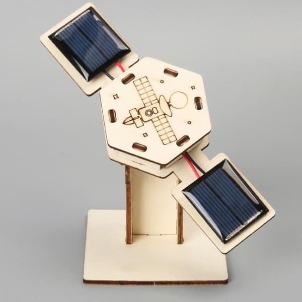 1 sæt DIY solsatellit kunstig samling barn studerende videnskab A1