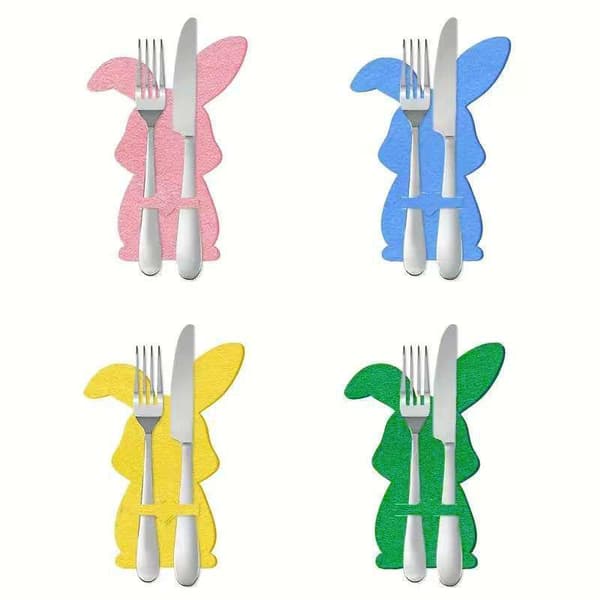 12-delt non-woven bestikkunderlagsett Blue