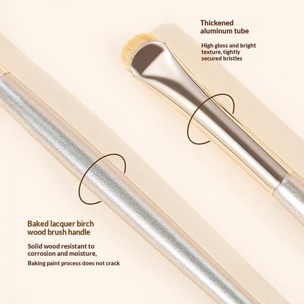 2 stk. buede eyeliner makeupbørster øjenmakeup udtværingsværktøjer øje A1