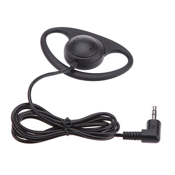 3,5 MM høretelefon til Radio Tour Guide System Enkeltsidet D-form