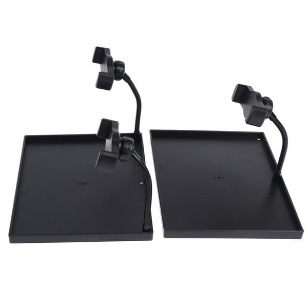 1 sett mikrofonstativ lydkortbrett Live mikrofon plast 2 Phone Holder